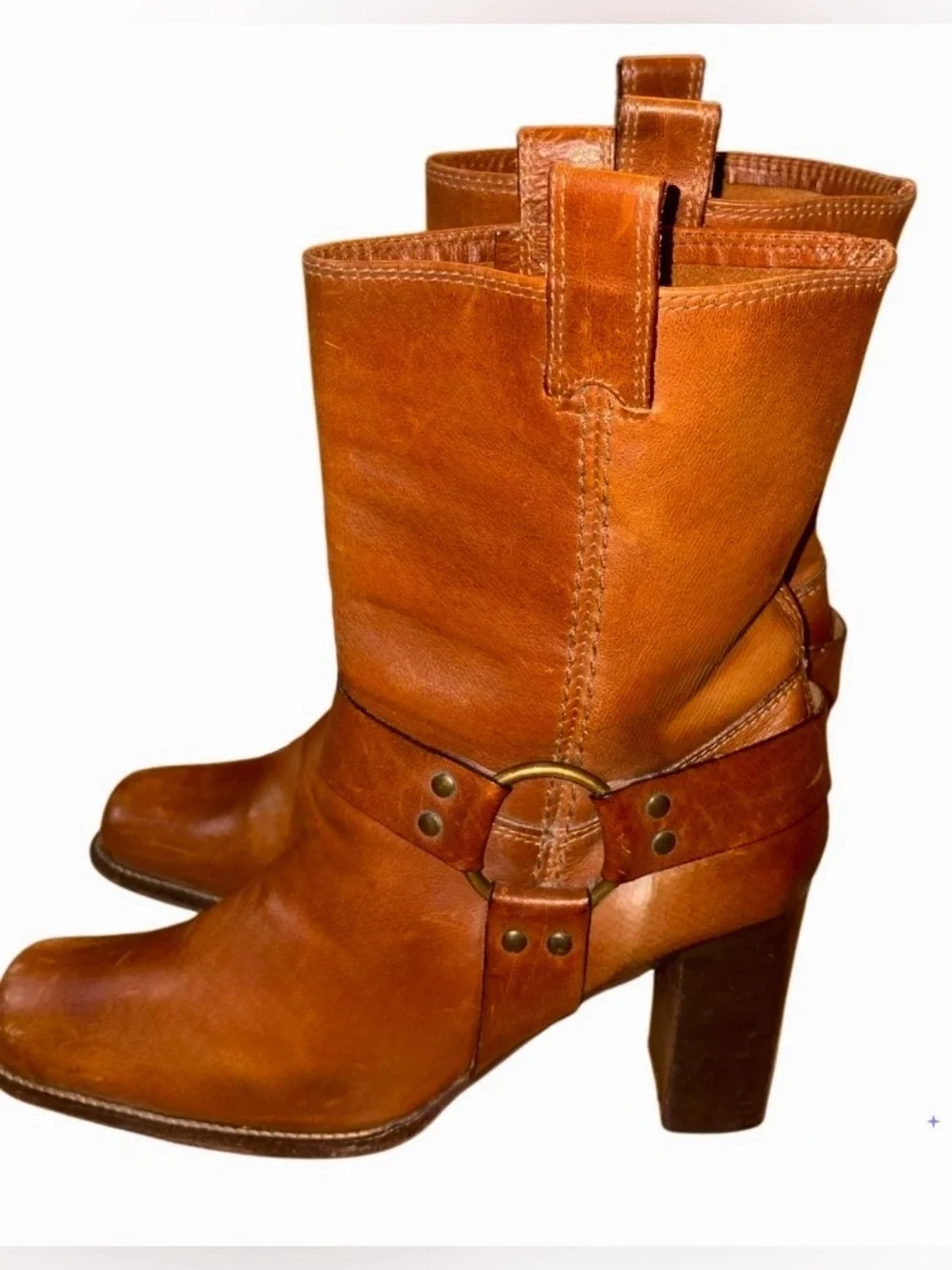 Vintage Women's Micheal Kors Brown Leather Mid-Calf Boots